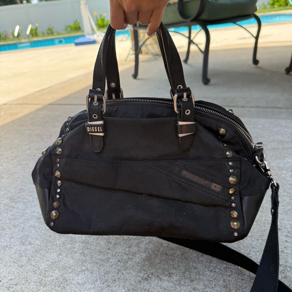 Y2K Diesel Black Studded purse - Picture 6 of 6